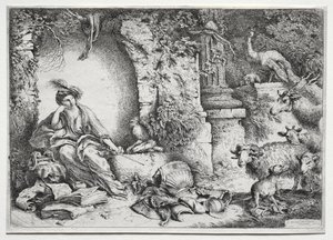 La Mélancolie - Giovanni Benedetto Castiglione