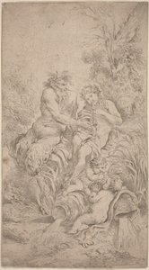 Pan et Olympus - Giovanni Benedetto Castiglione