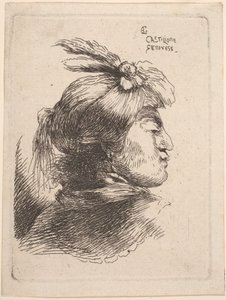 Petite Tête Orientale - Giovanni Benedetto Castiglione