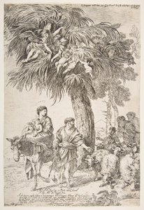 La Sainte Famille en fuite vers l