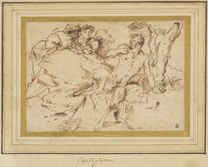 Deux nymphes et un satyre