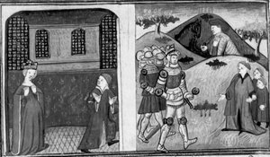Décaméron, L’épouse du roi de France accuse le comte d’Anvers ; le comte se réconcilie avec le roi. Deuxième journée, nouvelle 8 - Giovanni Boccaccio
