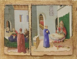 Histoire de Saint Savin, empoisonnement du saint et mort de Vindemio