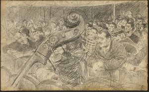 Public à un théâtre parisien II - Giovanni Boldini