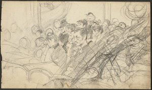 Audience dans un théâtre parisien I - Giovanni Boldini