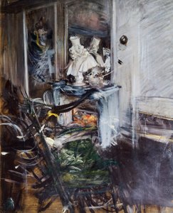 Cardinal Bernini dans la chambre du peintre par Giovanni Boldini - Giovanni Boldini