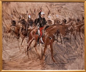 Dragons à cheval - Giovanni Boldini