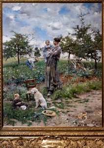 À la campagne (Le Printemps) - Giovanni Boldini