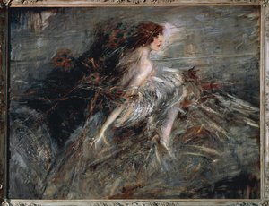Italie, Rome, Portrait de la Marquise Luisa Casati