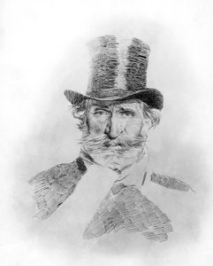 Portrait de Giuseppe Verdi