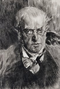 Portrait du Peintre Adolph Menzel (détail) - Giovanni Boldini