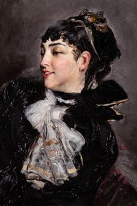 La Comtesse de Rasty sur le Canapé (détail)