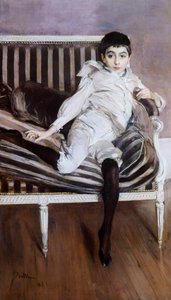 La Petite Subercaseuse par Giovanni Boldini (1842-1931)