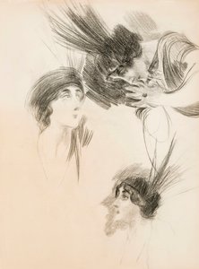 Trois études pour le portrait de Dora di Rudinì Labouchère