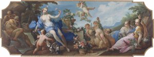 Aurore et Diane, ou une allégorie du printemps - Giovanni Camillo Sagrestani