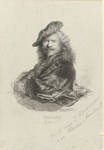 Portrait de Rembrandt Harmensz. van Rijn