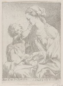 Vierge et enfant, 1776