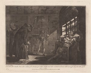 Le "Giardin Scuro," pour les exécutions par strangulation - Giovanni De Pian, after Francesco Galimberti