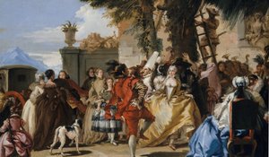 Une danse à la campagne, vers 1755