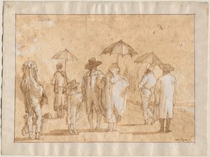 Une averse printanière
