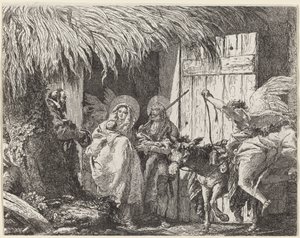 Joseph et Marie se préparent à partir