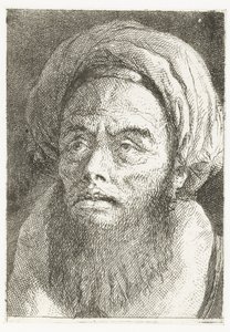 Homme avec turban (série: Collection de têtes)