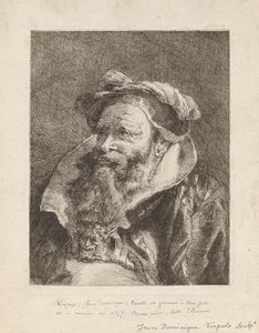 Vieil Homme avec une Barbe, de la Raccolta di Teste