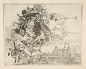 Les Armes de Carl Phillipp von Greiffenklau, de la série Idee pittoresche sopra la fuga in Egitto (Fuite en Égypte)