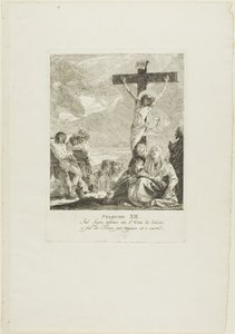 La crucifixion, planche douze du chemin de croix