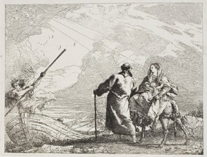 La Sainte Famille sur la rive d