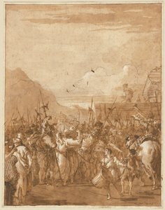 La séparation de Saint Pierre et Saint Paul - Giovanni Domenico Tiepolo