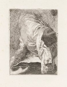 Turc vu de dos, de la Raccolta di Teste (Collection de têtes) - Giovanni Domenico Tiepolo