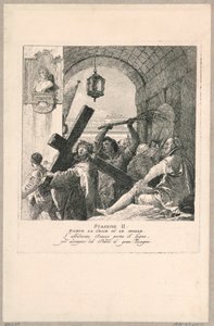 Via crucis - Station II, Il prend la croix sur ses épaules - Giovanni Domenico Tiepolo