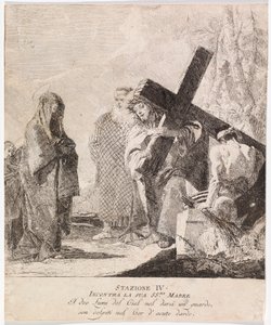 Via crucis - Station IV. Jésus rencontre sa mère - Giovanni Domenico Tiepolo
