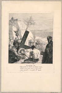 Via crucis - Station IX, Il tombe sous la croix pour la troisième fois