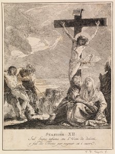 Via crucis - Station XII. Jésus meurt sur la croix - Giovanni Domenico Tiepolo