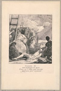 Via crucis - Station XI, Jésus Cloué sur la Croix - Giovanni Domenico Tiepolo