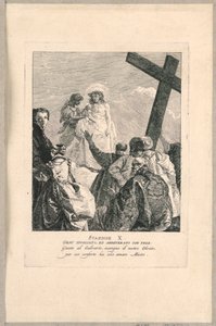 Via crucis - Station X, Jésus dépouillé - Giovanni Domenico Tiepolo