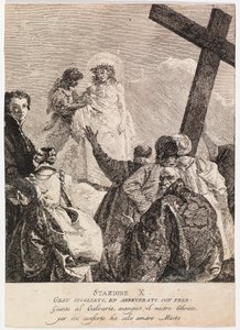 Via crucis - Station X. Jésus est dépouillé de ses vêtements - Giovanni Domenico Tiepolo