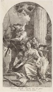 Le martyre de Sainte Agathe - Giovanni Domenico Tiepolo after Giovanni Battista Tiepolo