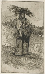 Boscaiola - Giovanni Fattori