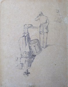 Tambour et deux soldats