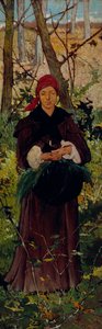 Femme étrusque, vers 1865
