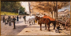 Avenue du Prince Amédée à Florence - Giovanni Fattori