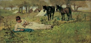 La Lettre au Champ - Giovanni Fattori