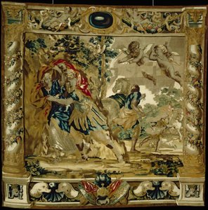 Didon et Énée cherchent refuge contre une tempête - Giovanni Francesco (1610 62) Romanelli