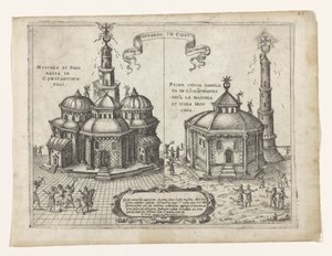 Miracle chrétien survenu à Constantinople - Giovanni Francesco Camocio