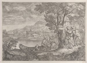 Paysage avec la fuite en Égypte, 1626-80