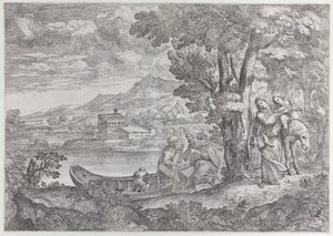 Paysage avec la fuite en Égypte