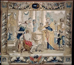 Dido sacrifie à Junon, la déesse du mariage, 1679